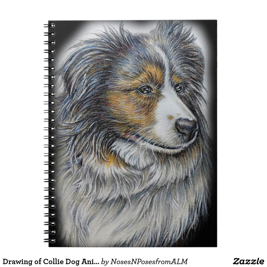 Drawing Collie Dogs Drawing Of Collie Dog Animal Art Notebook Collie Dog