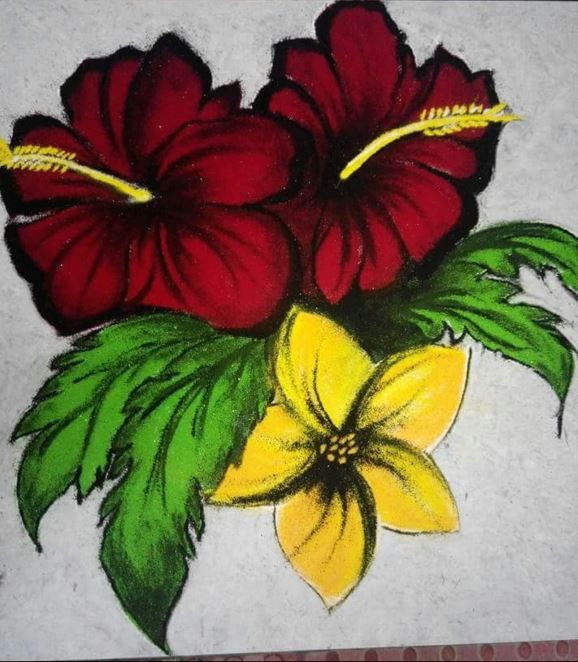Drawing Competition Flowers Rangoli Design for Competition Rangoli Beautiful Rangolies