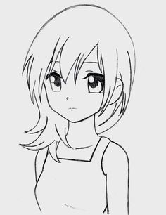 Drawing Cute Anime Girl Face Anime Sketch Step by Step at Paintingvalley Com Explore Collection