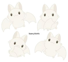 Drawing Cute Bats Cute Chibi Animals