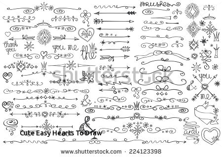 Drawing Cute Borders Cute Easy Hearts to Draw Borders Drawing at Getdrawings Prslide Com