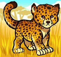 Drawing Cute Cheetah 38 Best Cheetahs Images Animal Drawings Cheetahs Easy Drawings