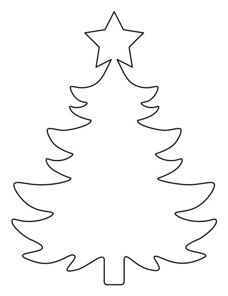 Drawing Cute Christmas Tree Christmas Tree Templates In All Shapes and Sizes