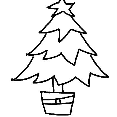 Drawing Cute Christmas Tree Draw A Christmas Tree Step by Step