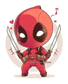 Drawing Cute Deadpool 23 Best Deadpool Images In 2019 Caricatures Cute Deadpool