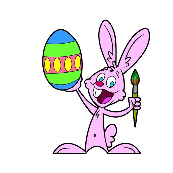 Drawing Cute Easter How to Draw A Cartoon Easter Bunny