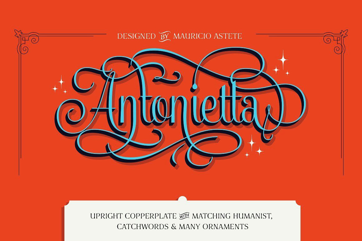 Drawing Cute Fonts Antonietta by Latinotype On Creativemarket Calligraphy Fonts