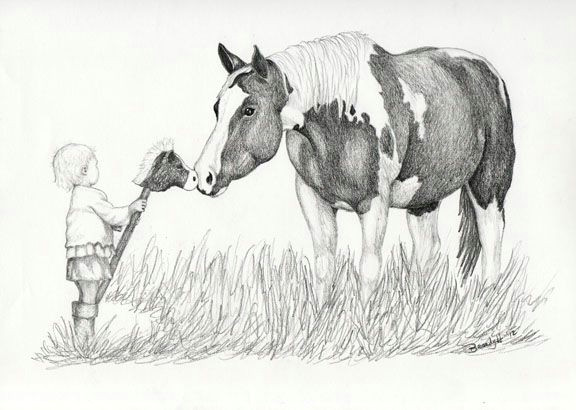 Drawing Cute Horses A Horse Of Course is In Pencil and About 8 X 10 the original is for