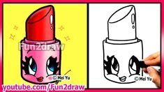 Drawing Cute Lipstick 233 Best Fun 2 Draw Images Easy Drawings Fun 2 Draw Kawaii Drawings