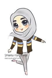 Drawing Cute Muslimah 389 Best Hijab Animations Images Hijab Drawing Hijab Cartoon