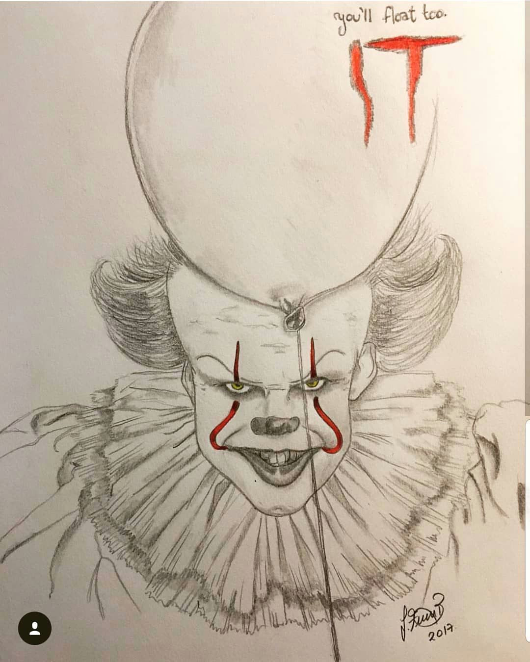 Drawing Cute Pennywise Pennywise Drawing Draw Art Arte Pennywise It Drawingit