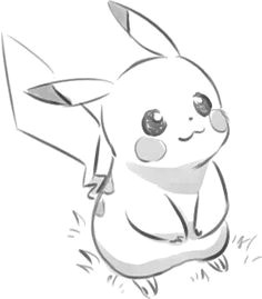Drawing Cute Pokemon as Monsters 93 Best Pikachu Drawings Images Drawings Manga Drawing Pikachu