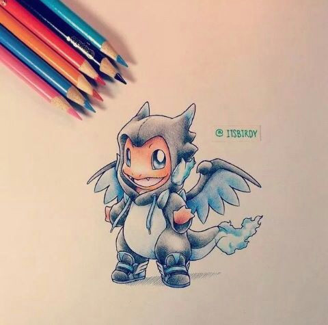 Drawing Cute Pokemon as Monsters Cute Charmander Charizard X Drawing Pokemon Anime Pinterest