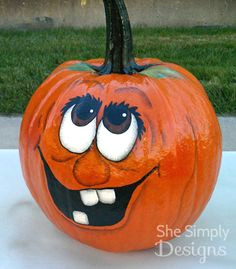 Drawing Cute Pumpkin Faces 45 Best Painted Pumpkin Faces Images Halloween Crafts Pumpkin