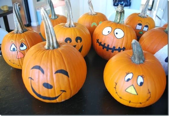 Drawing Cute Pumpkin Faces 45 Best Painted Pumpkin Faces Images Halloween Crafts Pumpkin