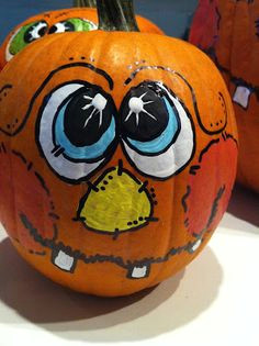 Drawing Cute Pumpkin Faces 45 Best Painted Pumpkin Faces Images Halloween Crafts Pumpkin