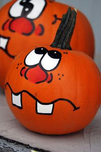 Drawing Cute Pumpkin Faces 45 Best Painted Pumpkin Faces Images Halloween Crafts Pumpkin