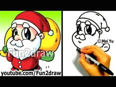 Drawing Cute Santa 2030 Best Let S Draw Images Kawaii Drawings Learn to Draw Cute