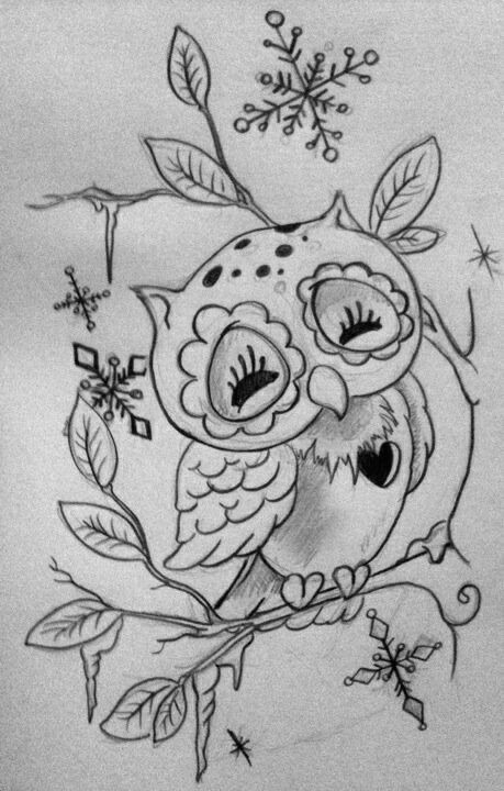 Drawing Cute Tattoos Owl Drawing Owls Tattoos Owl Owl Tat