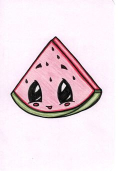 Drawing Cute Watermelon 26 Best Watermelon Images Watermelon Cute Drawings Watermelon