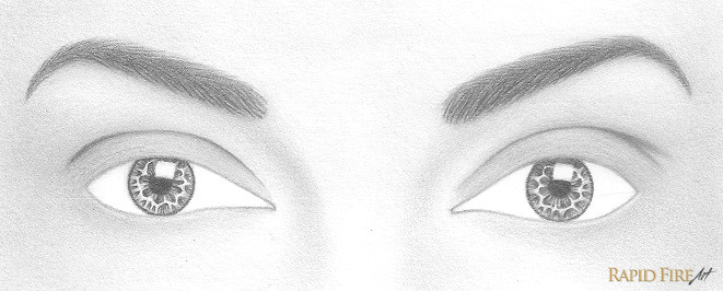 Drawing Detailed Eyes How to Draw A Pair Of Realistic Eyes Rapidfireart