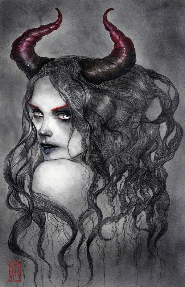 Drawing Devil Girl the Devil In Love by Jel Ena Medusainfurs On Deviantart Fantasy