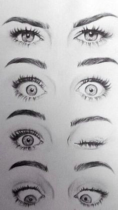 Drawing Different Eye Styles Closed Eyes Drawing Google Search Don T Look Back You Re Not