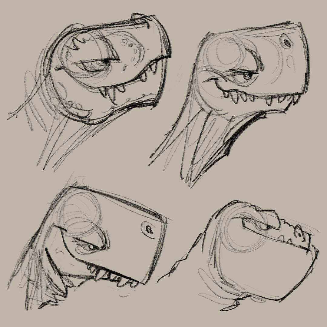 Drawing Dinosaur Cartoons Dinosketching Dino Dinosaur Cartoon Animation Characterdesigner