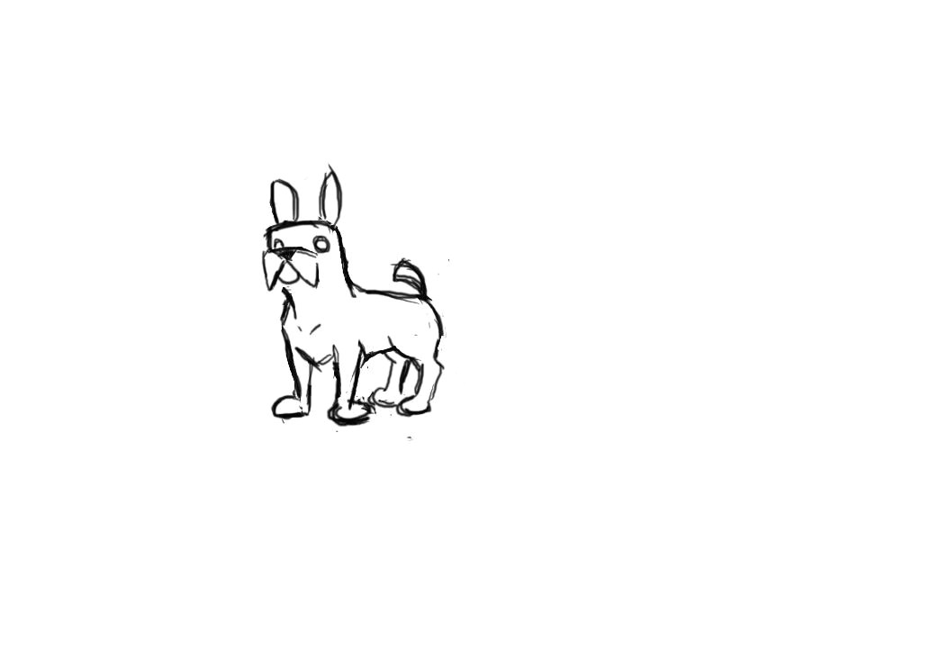 Drawing Dog Gif Gif French Bulldog Animated Gif On Gifer by Feloris