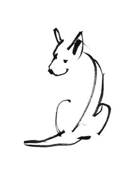 Drawing Dog Tattoo Image Result for Minimalist Dog Tattoo astro Ideas Drawings Art