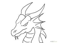 Drawing Dragons Learn How to Draw A Simple Dragon Head Step 8 Learn to Draw Drawings