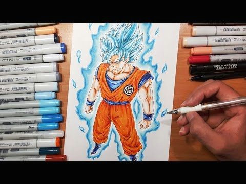 Drawing Dragons Youtube Drawing Goku Super Saiyan Blue Full Body Youtube Goku Goku