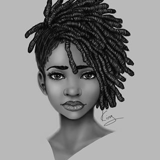 Drawing Dreads I Found A 3 Year Old Sketch and Decided to Work On It some More