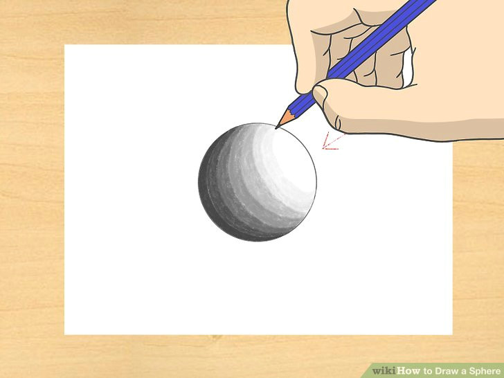 Drawing Easy 3d Sphere 3 Ways to Draw A Sphere Wikihow