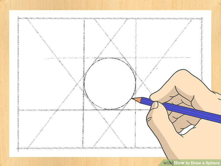 Drawing Easy 3d Sphere with Lines 3 Ways to Draw A Sphere Wikihow
