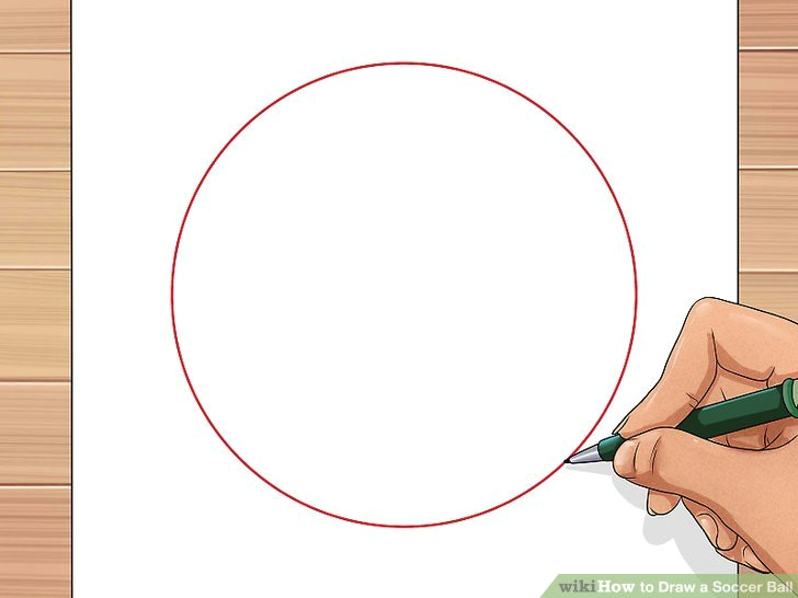 Drawing Easy 3d Sphere with Lines How to Draw A soccer Ball with Pictures Wikihow