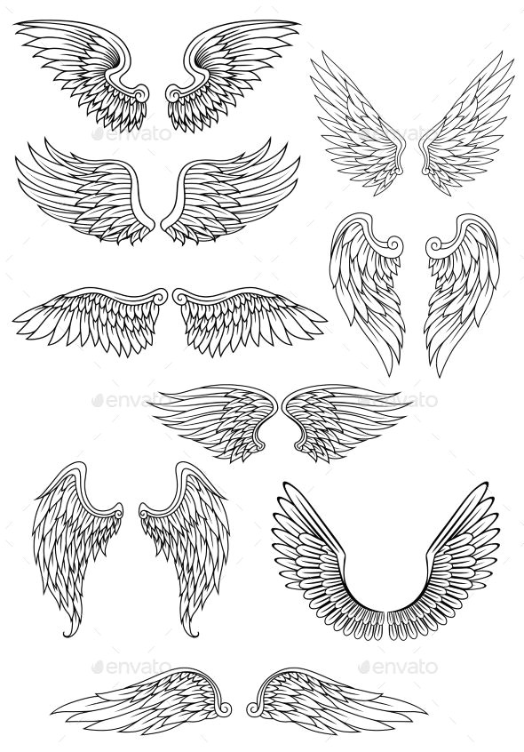 Drawing Easy Angel Wings Angel Wings Jpg Image Fly Wing Available Here A Https