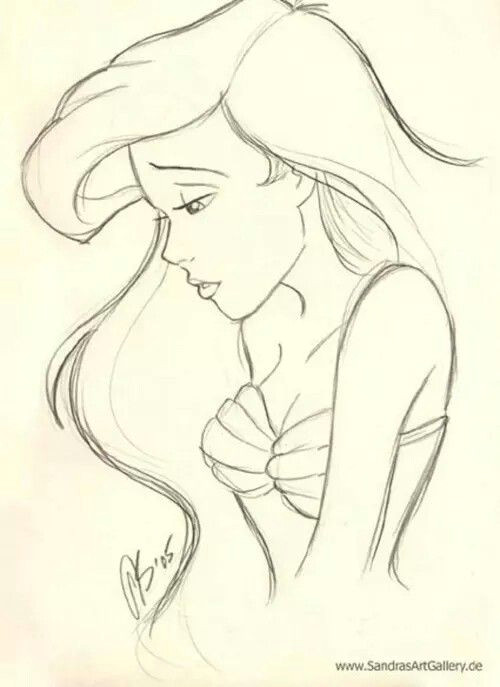 Drawing Easy Ariel Sad Ariel My Sketches Drawings Disney Drawings Art