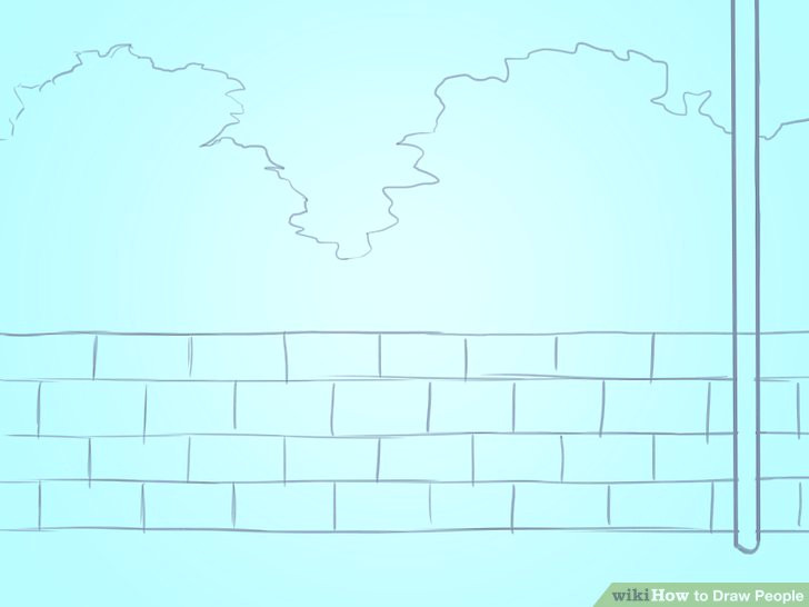 Drawing Easy Backgrounds 3 Basic Ways to Draw People Step by Step Wikihow