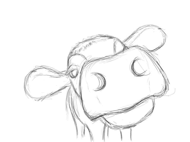 Drawing Easy Cow How to Draw A Cow Face Google Search Paint Along Cows In 2019