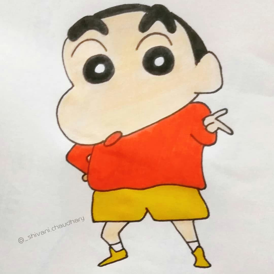 Drawing Easy Doraemon Kem Cho Shinchan Shinchanlover Shinchansketch Sketch