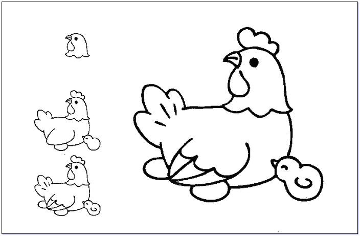 Drawing Easy Farm Animals Easy to Draw Cartoon Farm Animals Drawing Lessons Drawings Easy