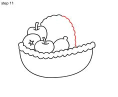 Drawing Easy Fruits 16 Best Fruits Images Fruit Coloring Pages Fruits Veggies