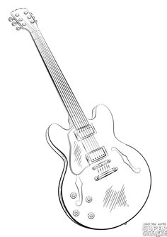 Drawing Easy Guitar 18 Best Guitar Sketch Images Guitar Drawing Guitar Sketch Drawings