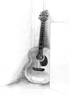 Drawing Easy Guitar Learning to Draw You are Gonna Need A Pencil Pencil Drawings