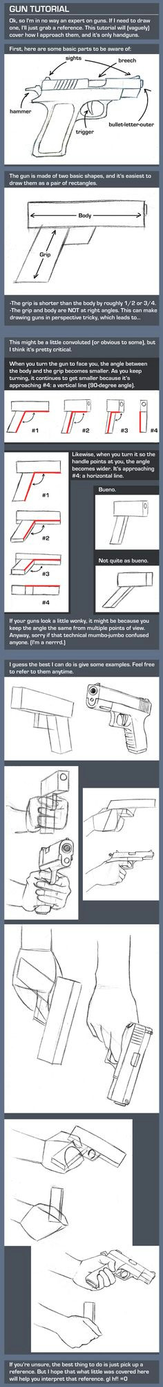 Drawing Easy Guns 57 Best Draw Weapons Images Guns Firearms Manga Drawing