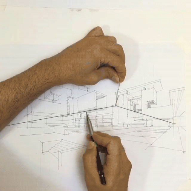 Drawing Easy Hacks Ingenious Hack for Sketching with Two Point Perspective Using An