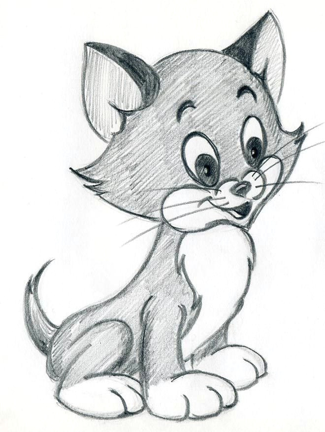 Drawing Easy Kitten How to Draw Cartoon Kitten Easily and Effortlessly In Few Simple