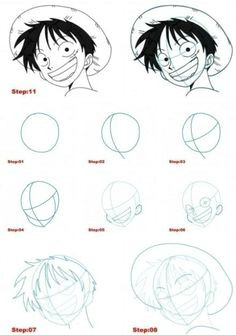 Drawing Easy Luffy 442 Best Drawling S Images Drawings Manga Drawing Drawing Techniques