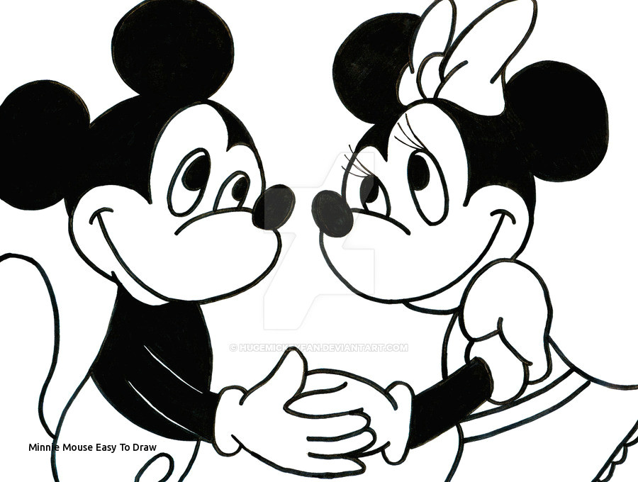 Drawing Easy Minnie Mouse Minnie Mouse Easy to Draw Prslide Com